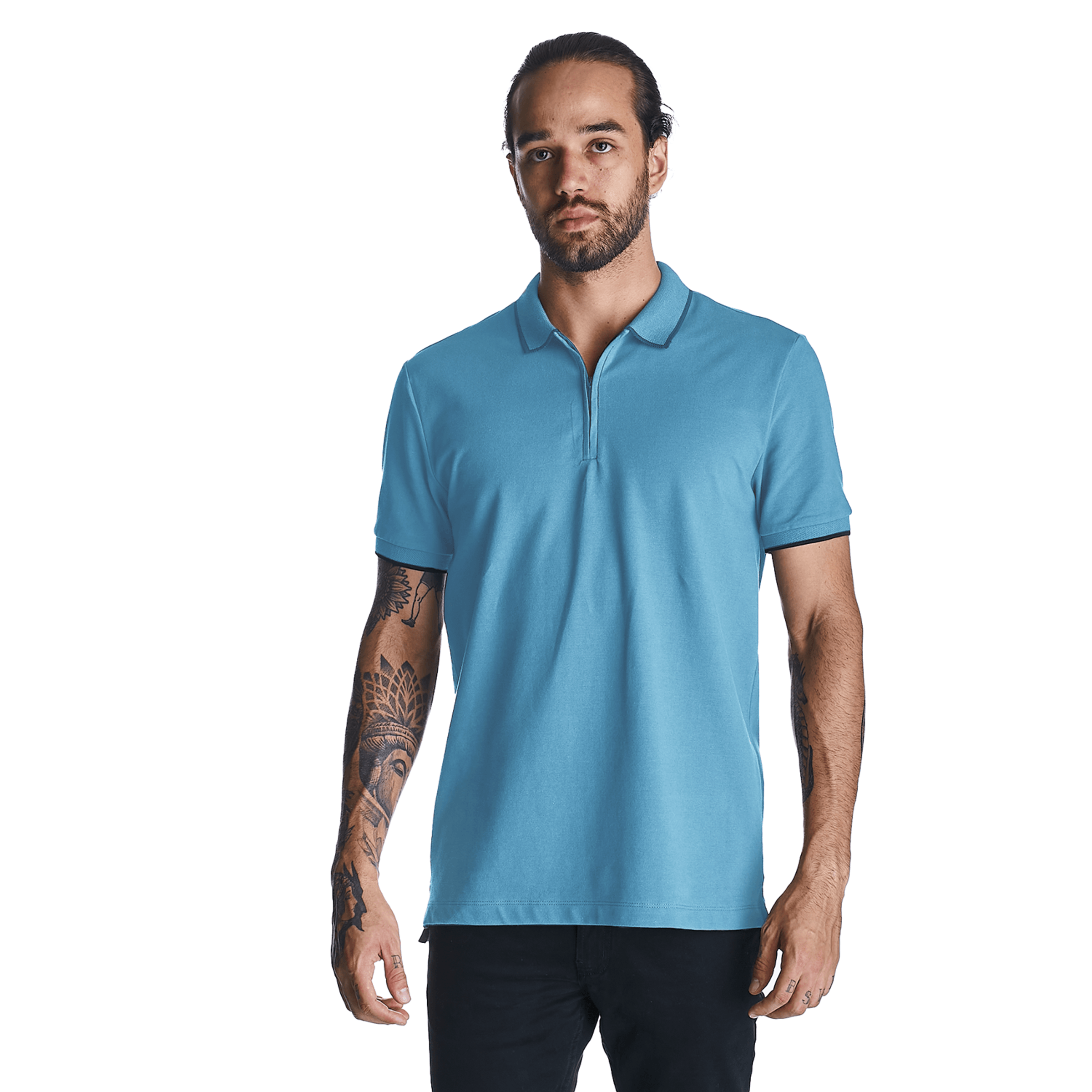 Camiseta-Polo-Slim-Masculina-Convicto-Com-Ziper